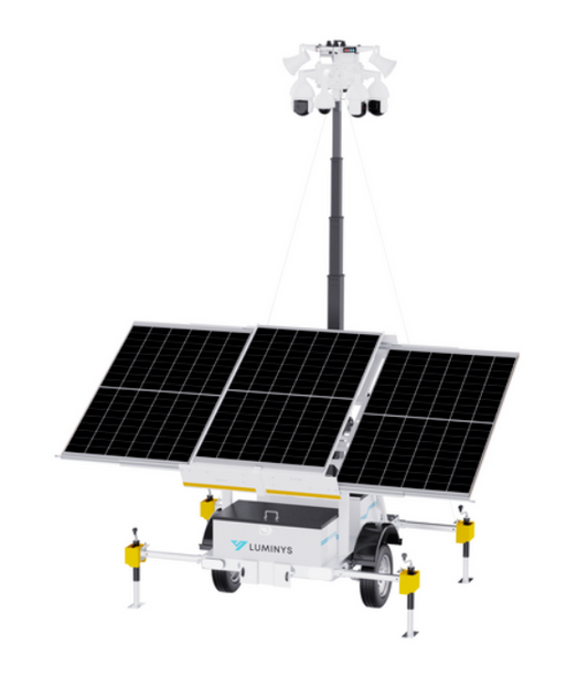 Luminys LumiGuardian Solar Security Trailer With LumiCloud License and 4G Data 100GB USA/Canada/Puerto Rico (TG-113A)
