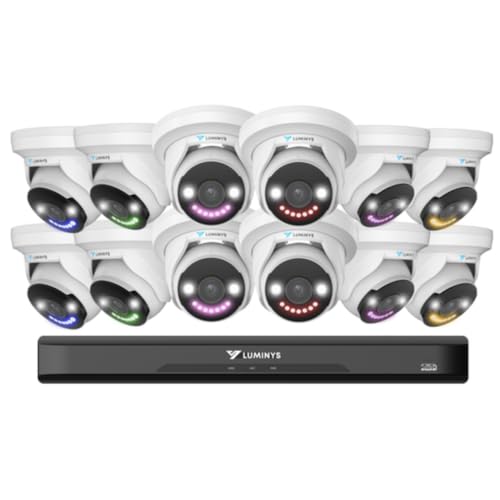 Luminys 16CH 8MP LumiLightBand IP Bundle (K8T-16B2A4)