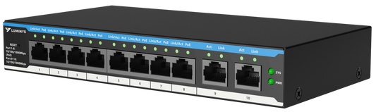 Luminys 8-Port PoE Cloud Managed Gigabit Switch (PoE++) (SML-10GPA)